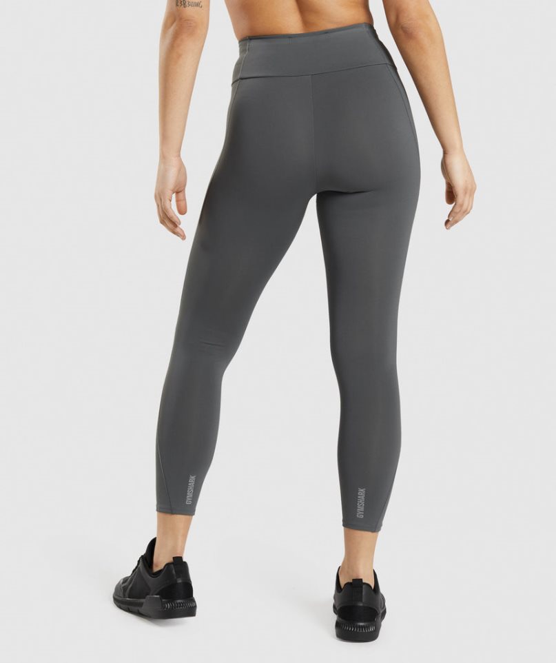 Legginsy Gymshark Speed Damskie Szare | PL 913HKQ